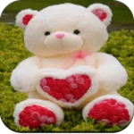 cute teddy bear wallpaper android application logo